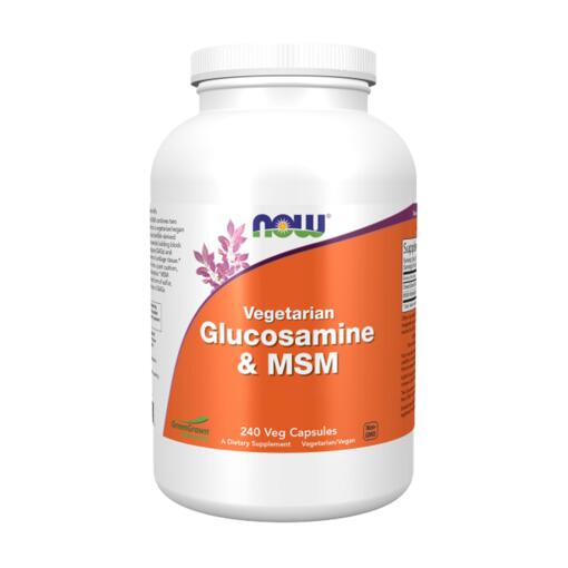 NOW Foods - Glukosamin & MSM Vegetarisk, 120 kapslar - Bild 2