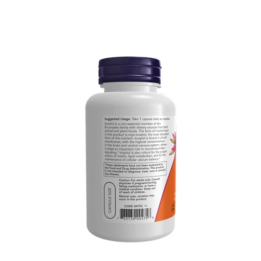 NOW - Inositol, 500 mg - Bild 3
