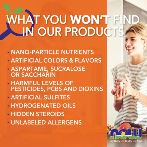 NOW Foods - L-Theanin med Inositol och Taurin, 100 mg - 90 tuggtabletter - Bild 5