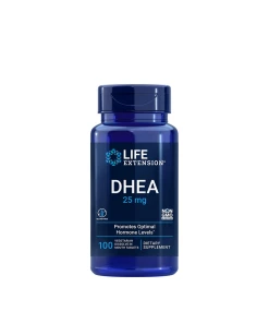 Life Extension - DHEA 25 mg - Dissolve-in-mouth tablets  (100 Tablets)