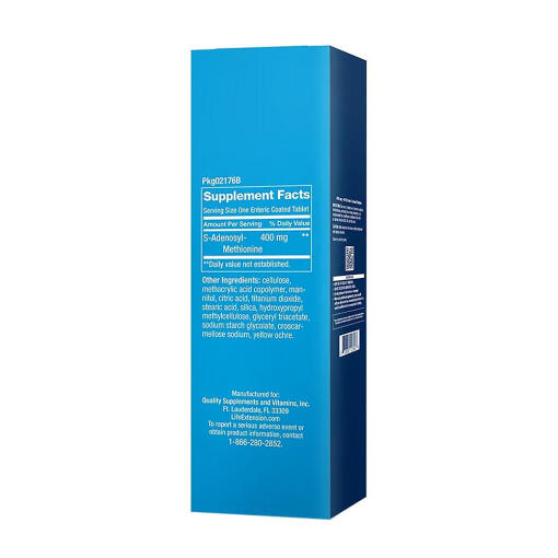 Life Extension - SAMe 400 mg (S-Adenosyl-Metionin), 30 tabletter - Bild 2