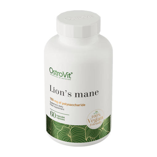 OstroVit - Lion's Mane, 60 vegetabiliska kapslar - Bild 3