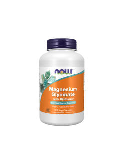 NOW Magnesium Glycinate with BioPerine® (180 Capsules)