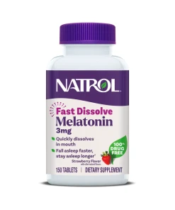 Natrol - Snabblösande Melatonin, 3 mg, 90 tabletter