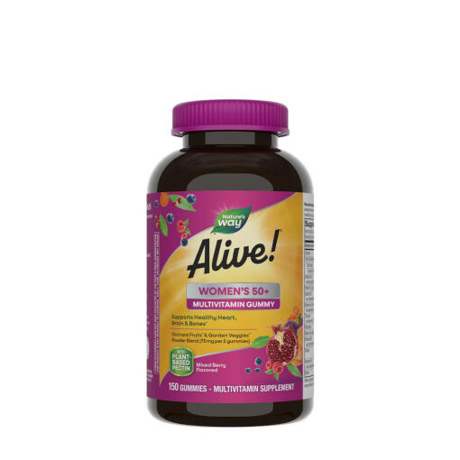 Natures Way Alive!® Women's 50+ Gummy Multivitamin (150 Gummies