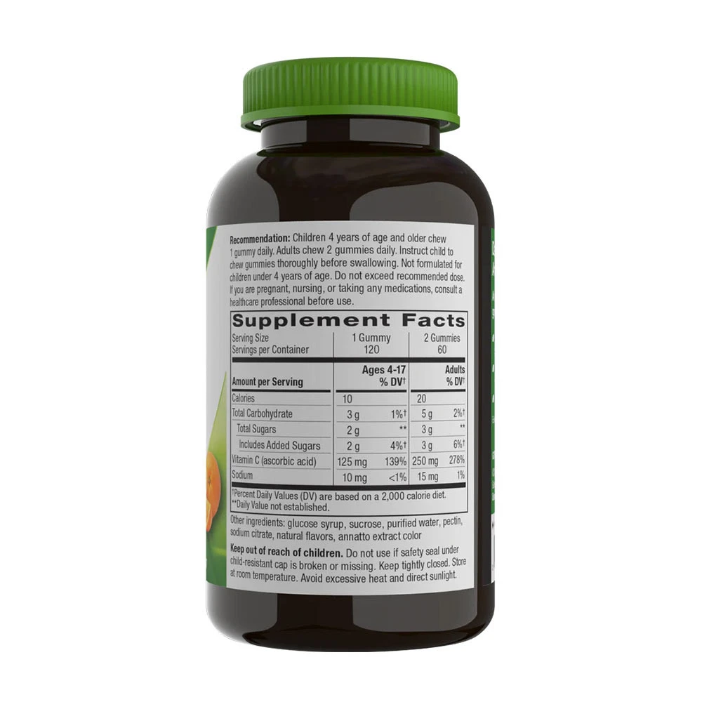 Natures Way - Vitamin C Tuggummier, 120 stycken - Bild 2