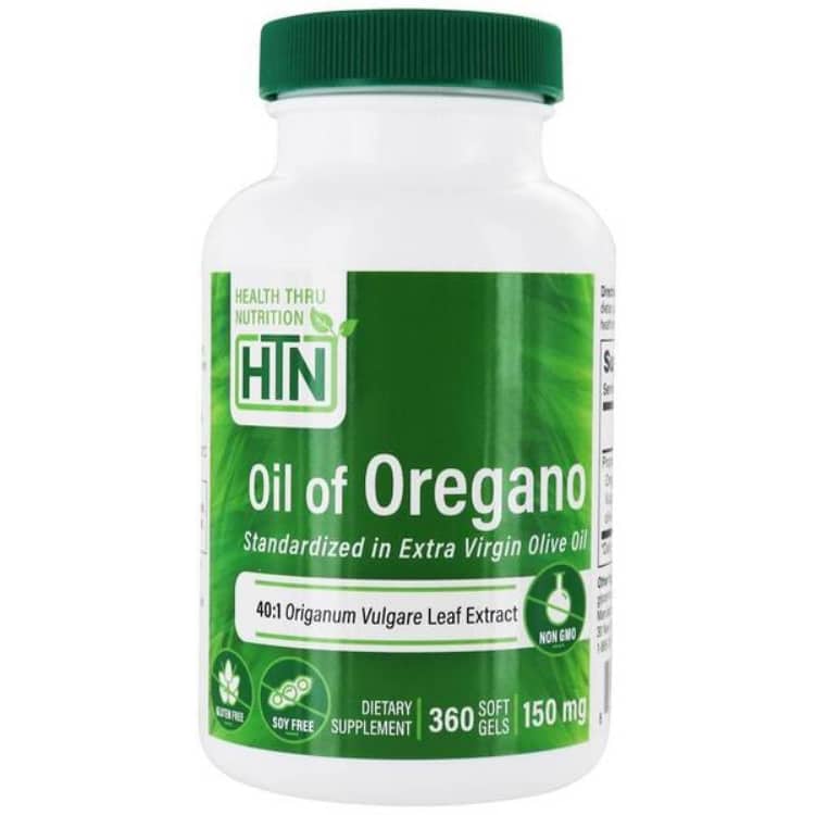 Health Thru Nutrition - Oreganoolja, 150 mg, 360 mjukkapslar