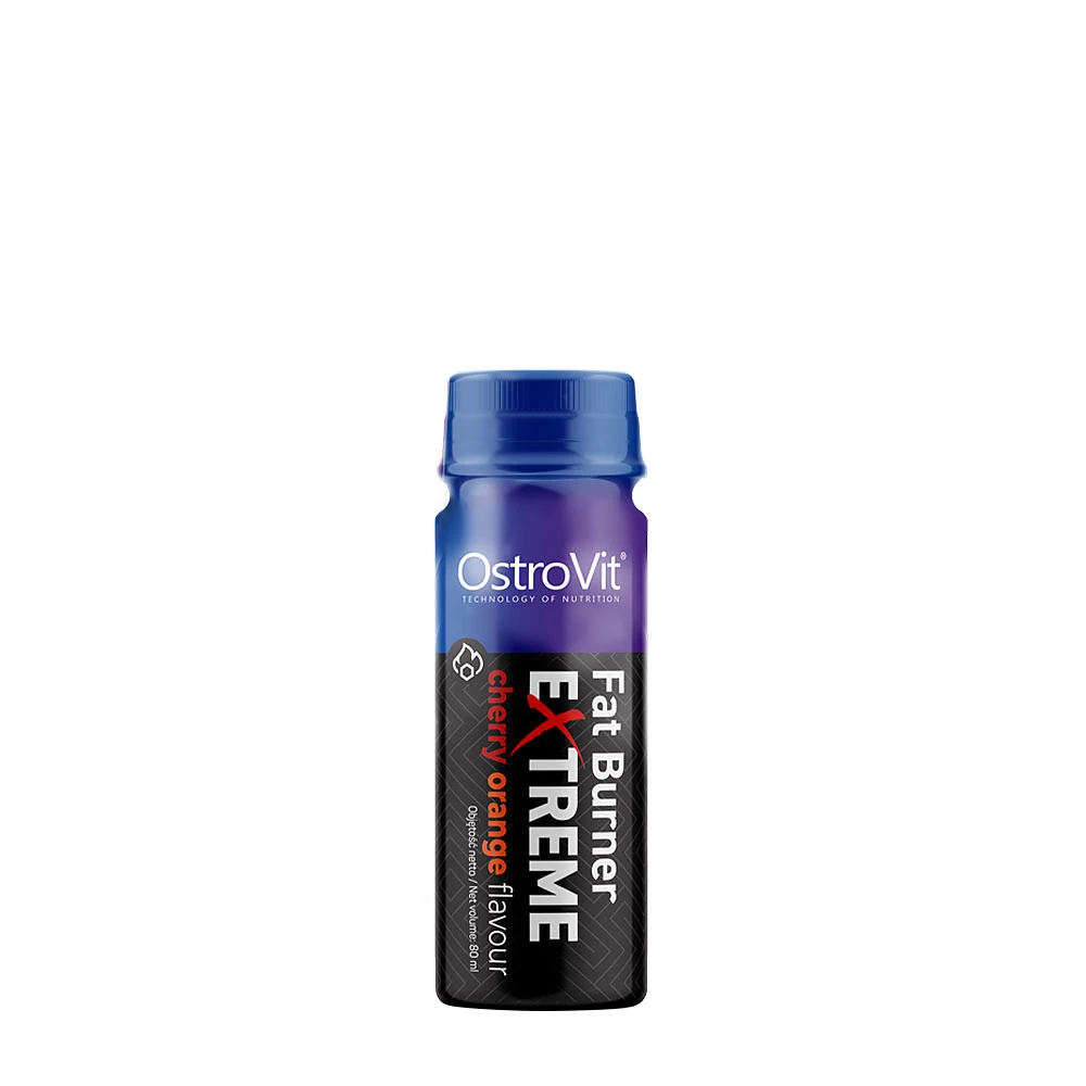 OstroVit - Fat Burner Extreme Shot, 80 ml, Apelsin Körsbär