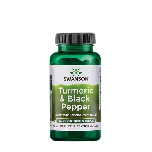 SWANSON FS Turmeric Czarny pieprz 60 kaps