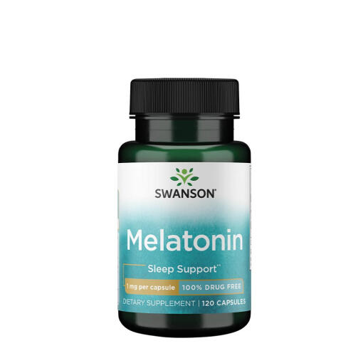 SWANSON Melatonina 1mg 120 kaps