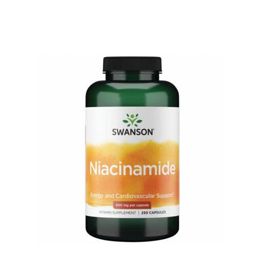 SWANSON Niacinamide 500mg 250 kaps