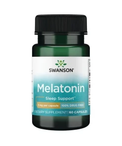 Swanson - Melatonin, 3 mg, 60 kapslar