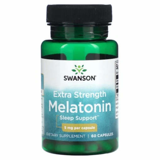 Swanson - Melatonin, 5 mg, 60 kapslar