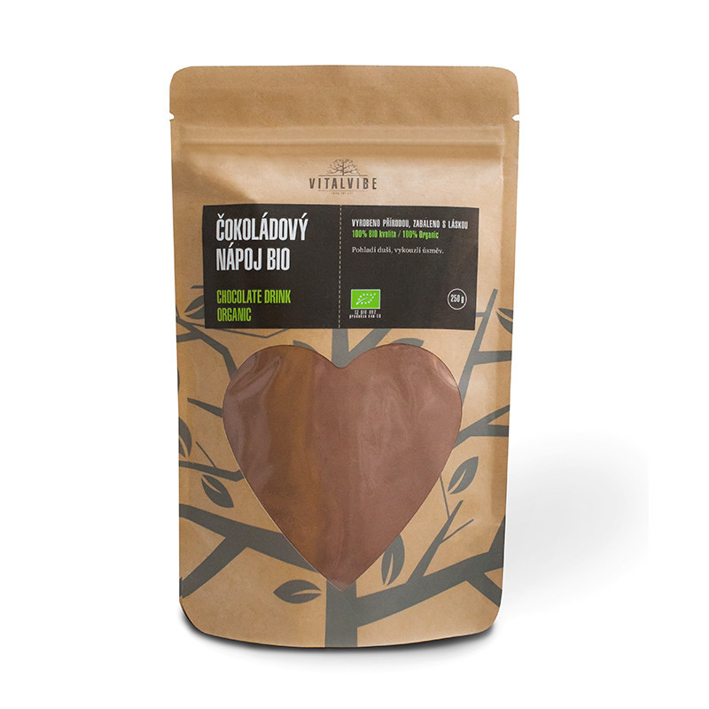 Vitalvibe - Chokladdryckpulver Ekologisk, Storlek
