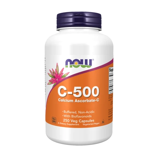 NOW Foods - Vitamin C-500 Kalciumaskorbat-C, 100 kapslar - Bild 2