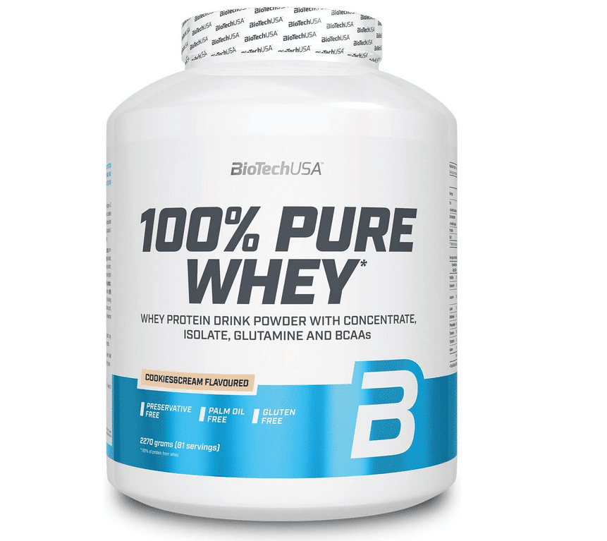 BioTechUSA - 100% Pure Whey Laktosfri, Cookies &amp; Cream, 2270g | Vitaminer och mineralerProteinerProtein MatrixFitness & Träning | Apoteka