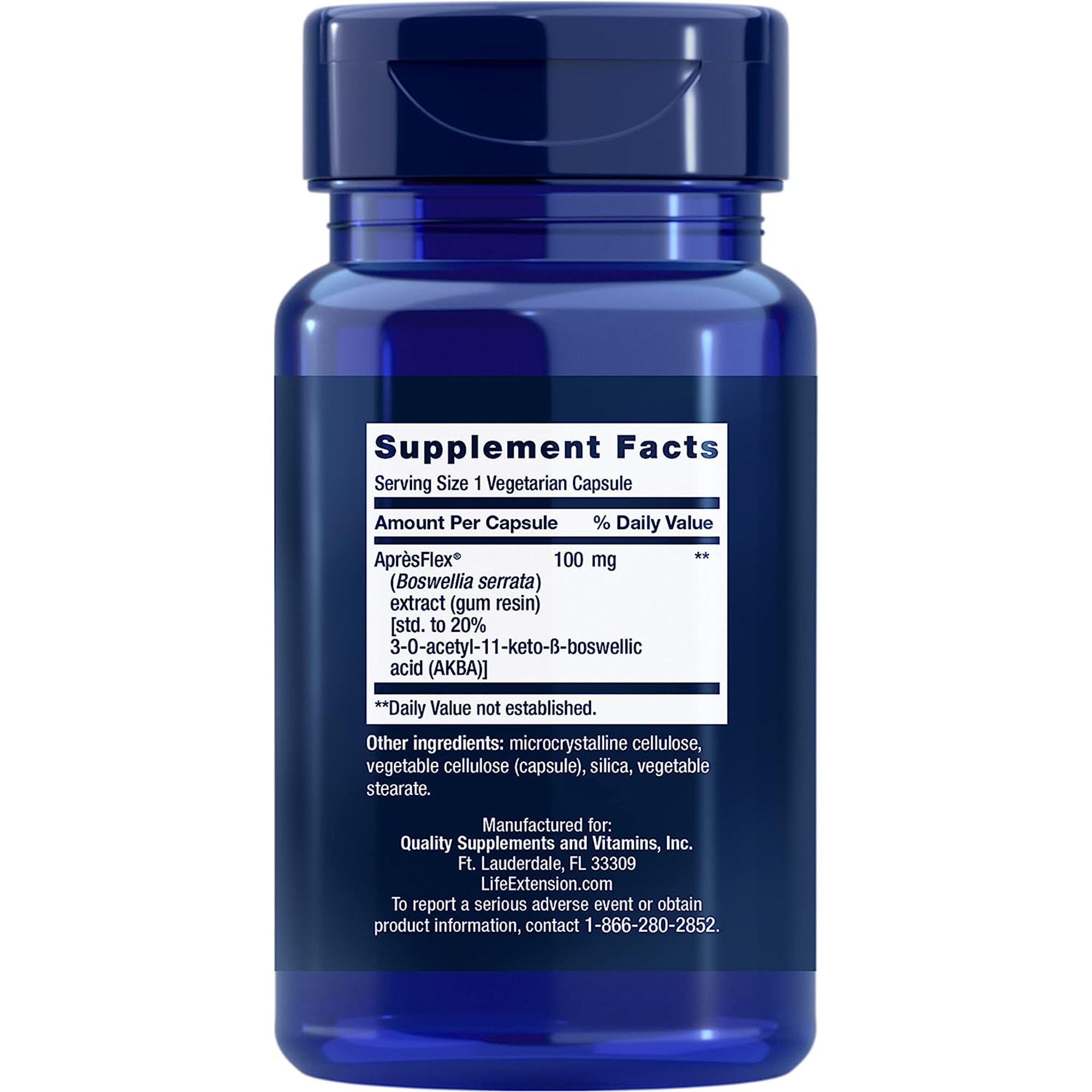 Life Extension - 5-LOX-hämmare med ApresFlex, 100 mg - 60 vegetabiliska kapslar - Bild 5