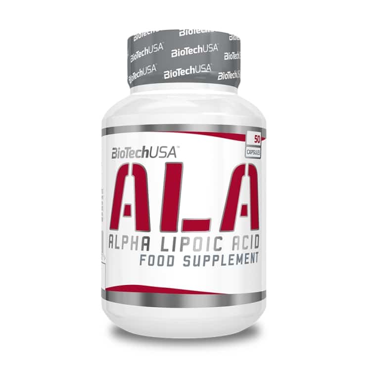 BioTechUSA - ALA-alfa-liponsyra, 250 mg, 50 kapslar | Vitaminer och mineralerHälsa och välbefinnandeAlfa Liponsyra (ALA) | Apoteka