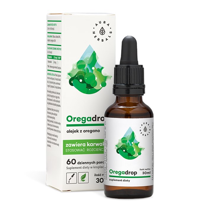 Aura Herbals - Oregadrop Oreganoolja, 30 ml | Vitaminer och mineralerHälsa och välbefinnandeÖrttillskottÖrter och växtbaserade preparat | Apoteka