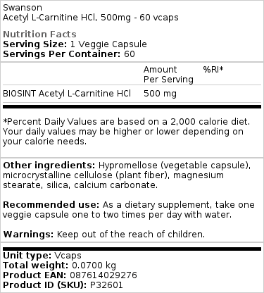 500 mg - 60 vegetabilske kapsler