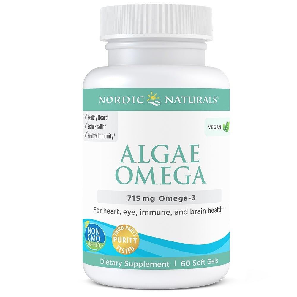 Nordic Naturals - Algae Omega, 715 mg Omega-3, 60 kapslar | Vitaminer och mineralerVeganska produkterHälsa och välbefinnandeOmegas - EFA - CLA - oljorOmega och fiskoljaHälsokostNordisk vitalitetBiohacking | Apoteka