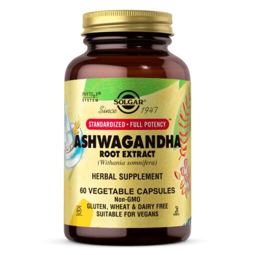 Ashwagandha Rod Ekstrakt - 60 vegetabilske kapsler