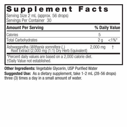 Nature's Answer - Ashwagandharot, 2000 mg, 60 ml - Bild 3