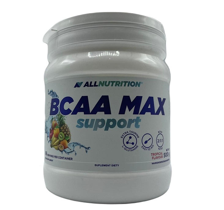 Allnutrition - BCAA Max Support, Tropisk, 500g | Aminosyror och BCAAHälsokostAminosyrablandningarBCAA och EAAFitness och träning | Apoteka