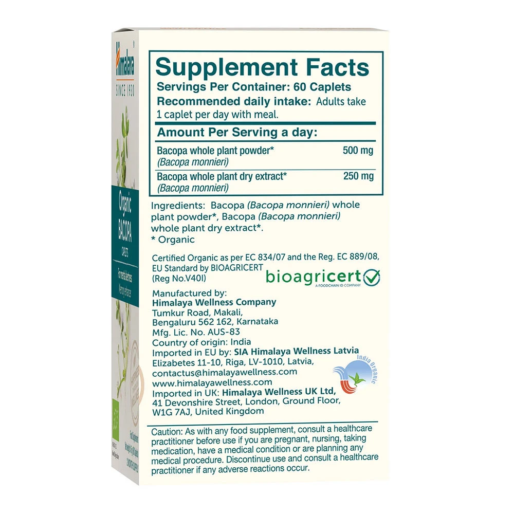 Himalaya - Bacopa, 60 tabletter - Bild 2