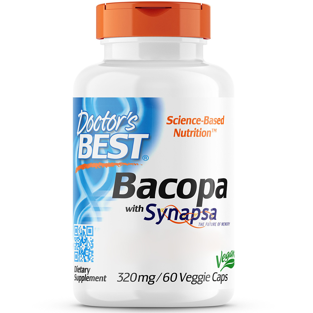 Doctor's Best - Bacopa med Synapsa, 320 mg - 60 vegetabiliska kapslar - Bild 4