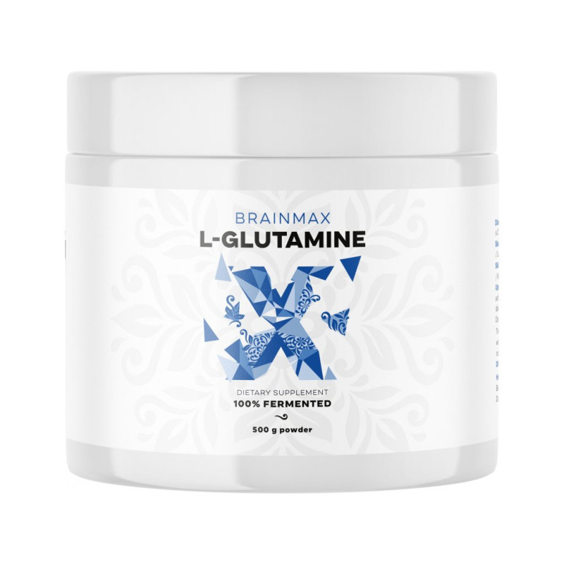 BrainMax - L-Glutamin, Pulver | Nya produkterGlutamin | Apoteka