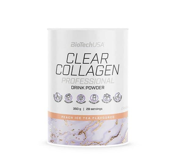 BioTechUSA - Clear Collagen Professional, Persika Iste - 350g | Hälsa och välbefinnandeHälsokostKollagenFräsch hud | Apoteka