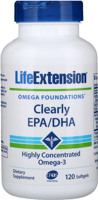 Life Extension - Clearly EPA/DHA, 120 mjukkapslar - Bild 3