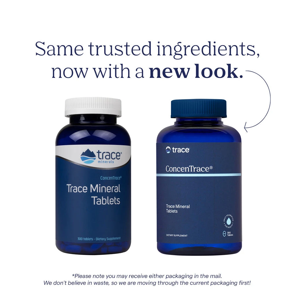 Trace Minerals - ConcenTrace® Spårmineraltabletter, storlek - Bild 5
