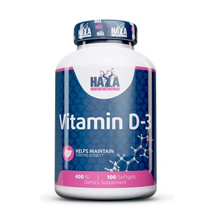 Haya Labs - D3-vitamin, 400 IE, 100 mjukkapslar | Vitaminer och mineralerHälsa och välbefinnande | Apoteka