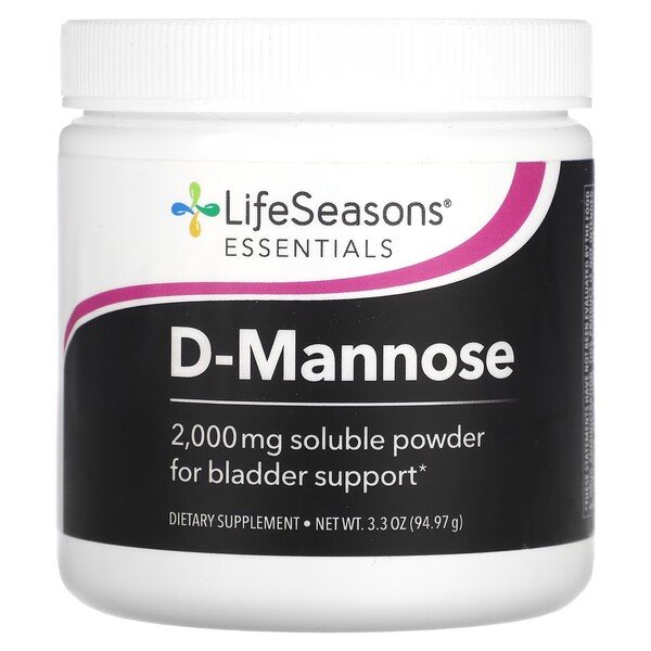 LifeSeasons - D-Mannose, 94.97 g | Vitaminer och mineralerVeganska produkterHälsa och välbefinnandeHälsokostUrinvägshälsaNordisk vitalitet | Apoteka