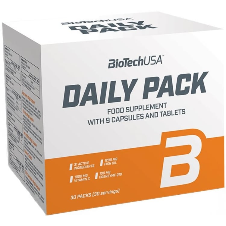 BioTechUSA - Daily Pack, 30 paket | Vitaminer och mineralerHälsa och välbefinnandeMultivitaminer | Apoteka
