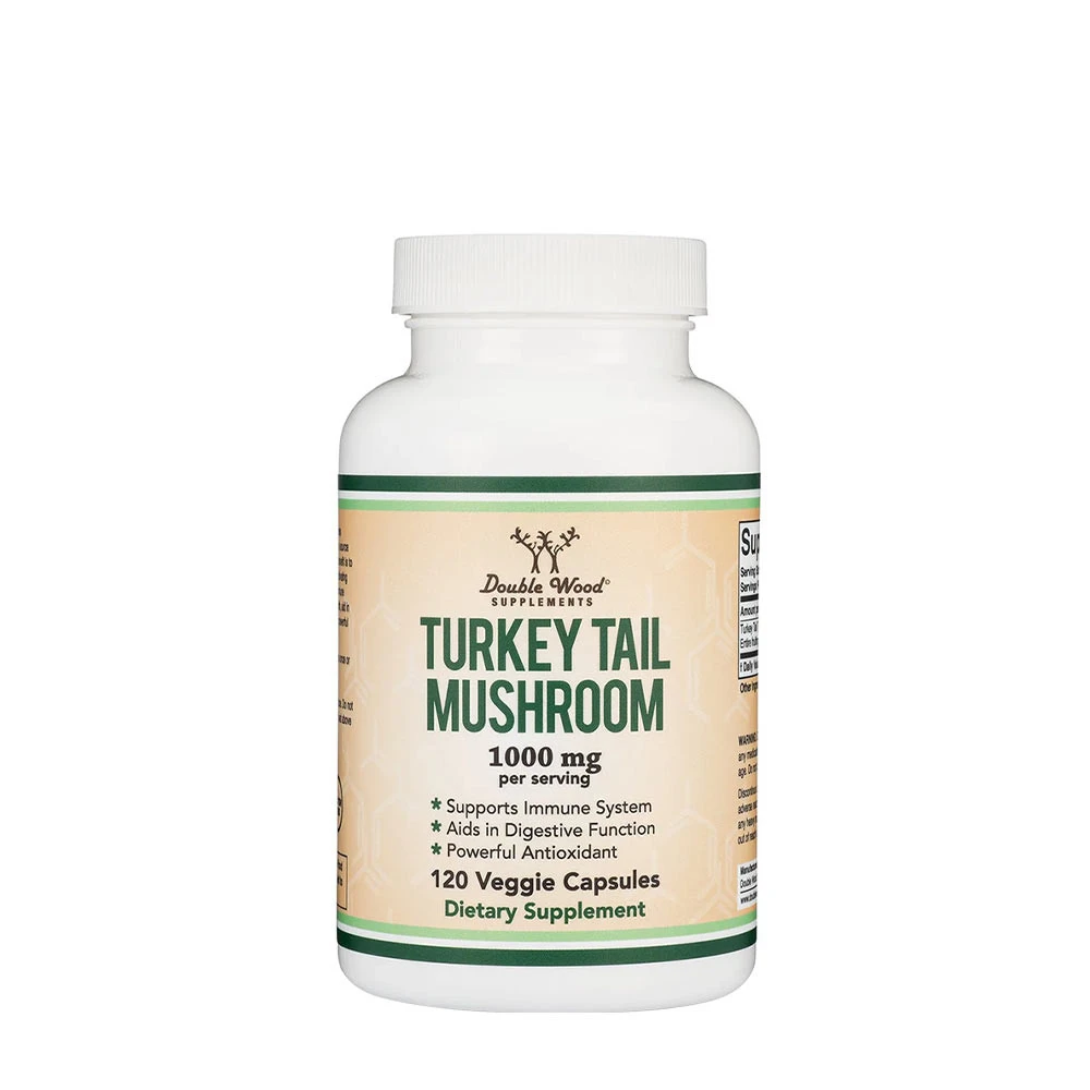 Double Wood Supplements - Kalkonsvamp (Turkey Tail) 120 kapslar | Vitaminer och mineralerHälsa och välbefinnandeHälsokostBiohacking | Apoteka
