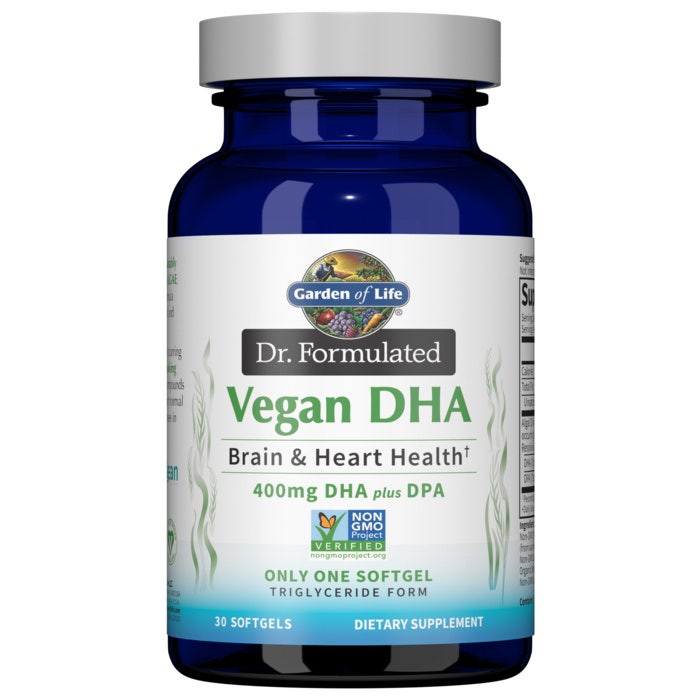 Garden of Life - Dr. Formulated Vegansk DHA, 30 mjuka kapslar | Vitaminer och mineralerHälsa och välbefinnandeHälsokost | Apoteka