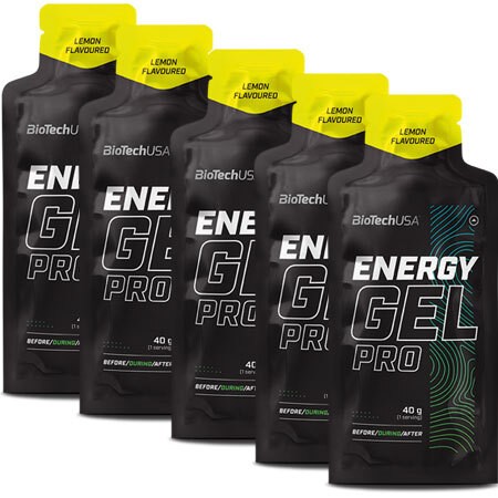 BioTechUSA - Energy Gel Pro, Citron, 12 x 40g | Vitaminer och mineralerVeganska produkterFöre och efter träningHälsokostUthållighetIntrautbildningFitness och träning | Apoteka