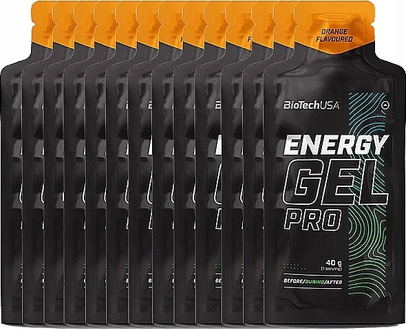 BioTechUSA - Energy Gel Pro, Apelsin, 12 x 40g | Vitaminer och mineralerFöre och efter träningHälsokostUthållighetIntrautbildningFitness och träning | Apoteka