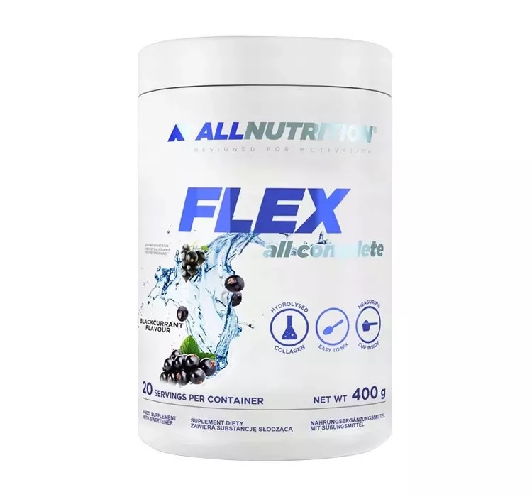 Allnutrition - Flex All Complete, Svarta Vinbär - 400g | Hälsa och välbefinnandeHälsokost | Apoteka