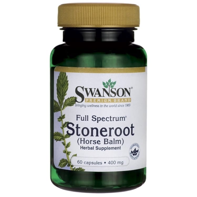 Swanson - Fullspektrum Stenrot (Hästbalsam), 400 mg - 60 kapslar | Hälsa och välbefinnandeÖrttillskottHälsokost | Apoteka