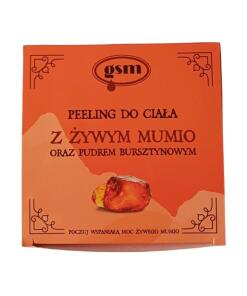 GSM Body scrub with live Mumio and amber dust (200 ml / 6.8 fl.oz)
