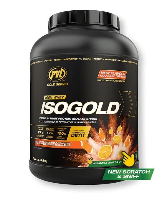 PVL Essentials - Gold Series IsoGold, Orange Dreamsicle, 2270g | Hälsa och välbefinnandeHälsokostProteinerVassleproteinFitness och träningNordisk vitalitet | Apoteka