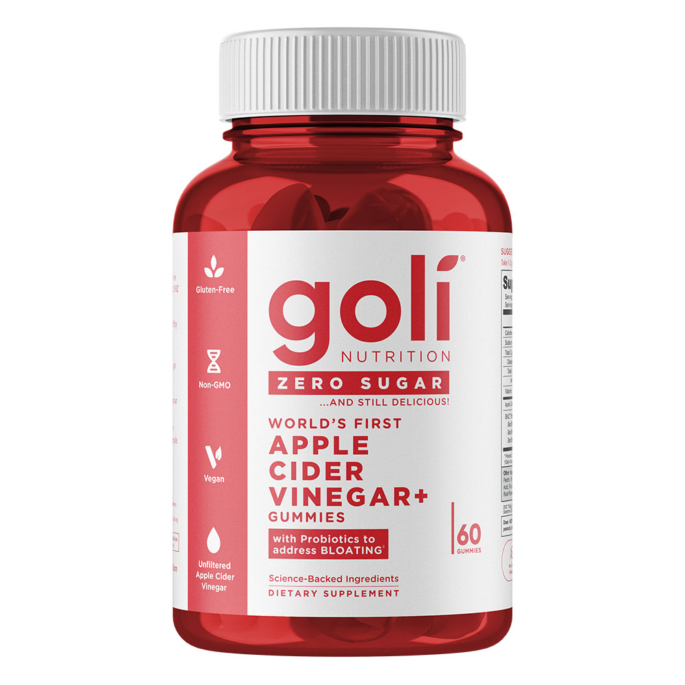 Goli Nutrition - Äppelcidervinäger Gummies, sockerfria 60 stycken | HälsokostMatsmältningshälsa | Apoteka