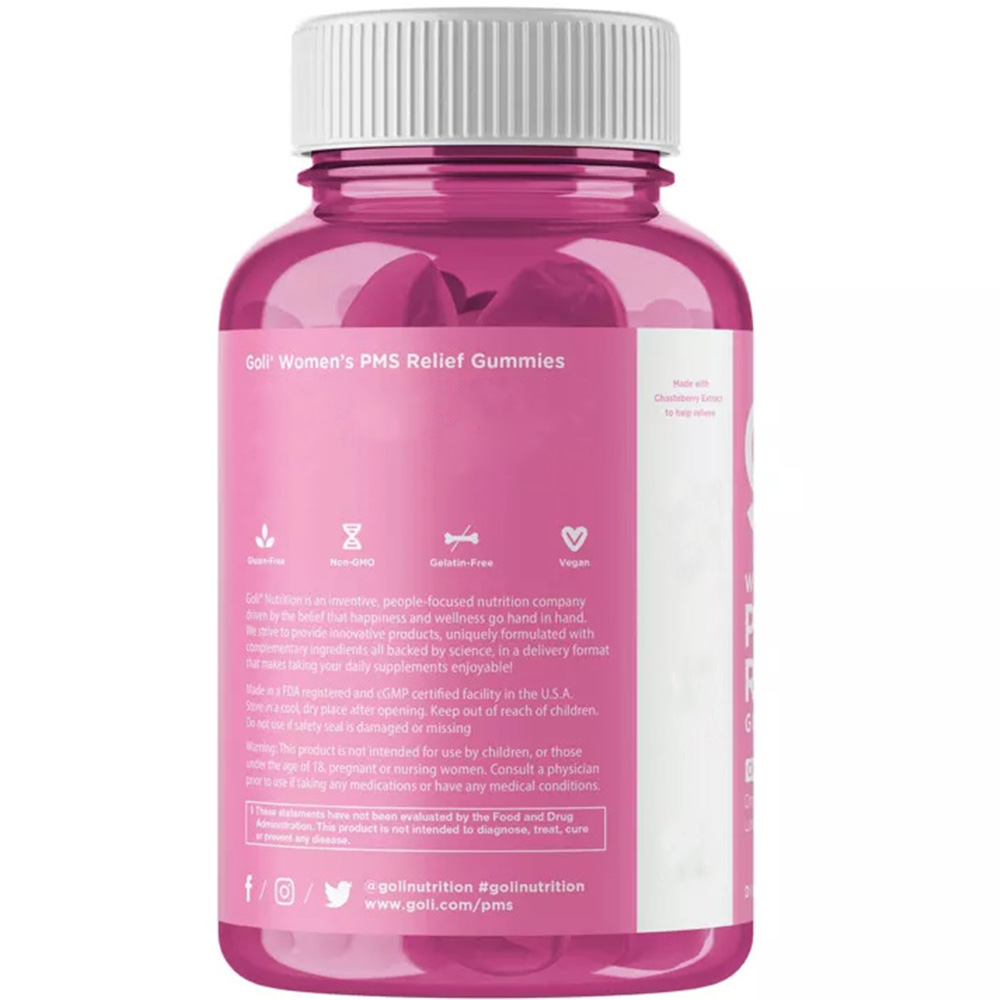 Goli Nutrition - Kvinnors PMS-lindring, 60 Gummies - Bild 3