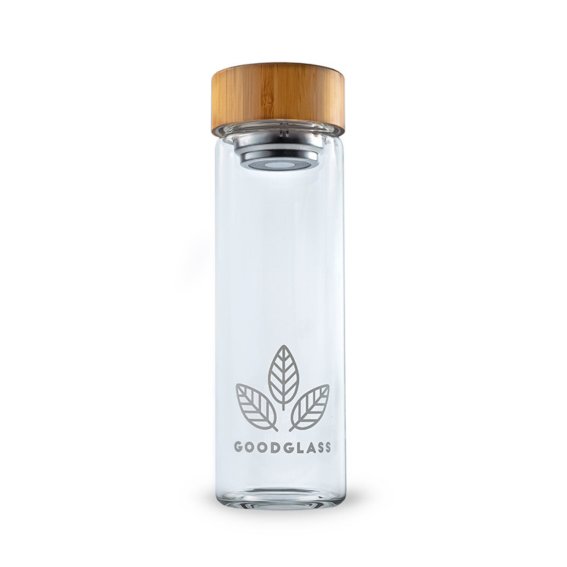 GoodWays - GoodGlass Simple Vattenflaska, Vitalvibe Edition | För hemmet | Apoteka