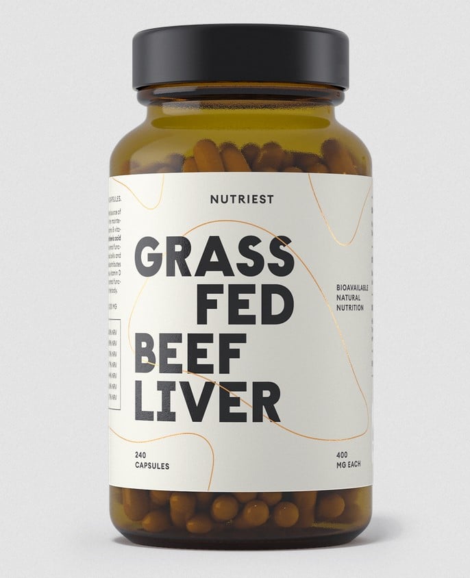 Gräsbetad frystorkad nötlever i 240 kapslar - Bild 2