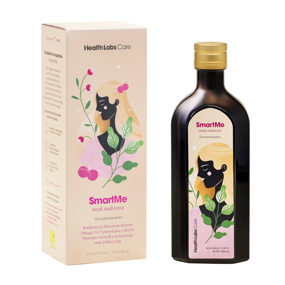 Health Labs Care - SmartMe Hallonsmak, 250 ml | Vitaminer och mineralerOmegas - EFA - CLA - oljor | Apoteka